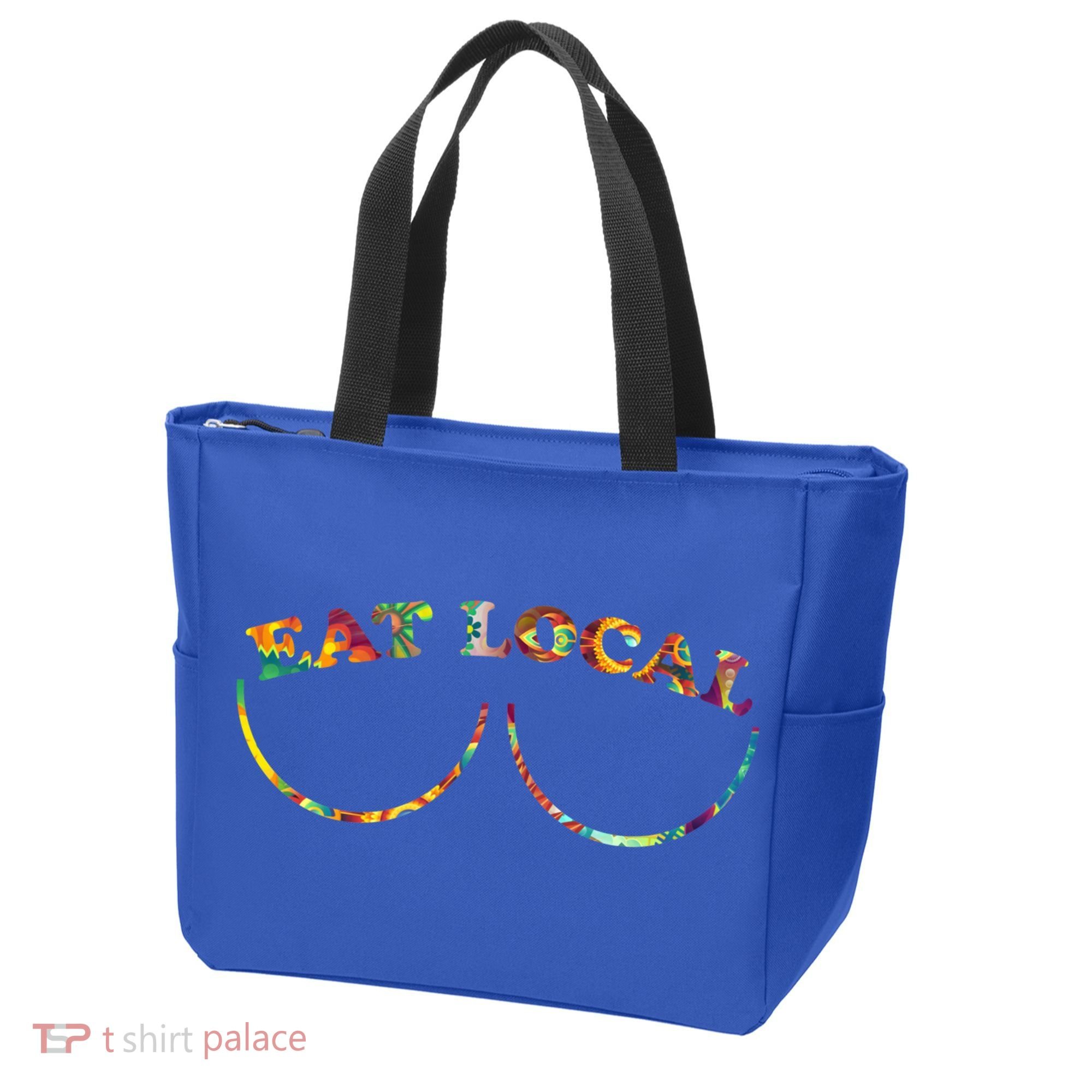 Funny Breastfeeding Meme Mom Eat Local Milk Source Great Gift Tote Bag