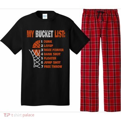 Funny Basketball My Bucket List Basketball Player Pajama Set