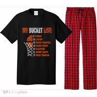 Funny Basketball My Bucket List Basketball Player Pajama Set thumb 0