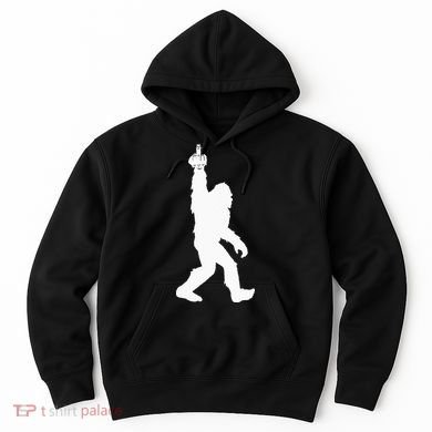 Funny Bigfoot Middle Finger For Squatch Believers Hoodie