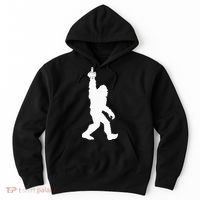 Funny Bigfoot Middle Finger For Squatch Believers Hoodie thumb 0