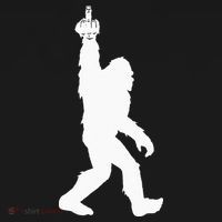 Funny Bigfoot Middle Finger For Squatch Believers Women's Tank Top thumb 5