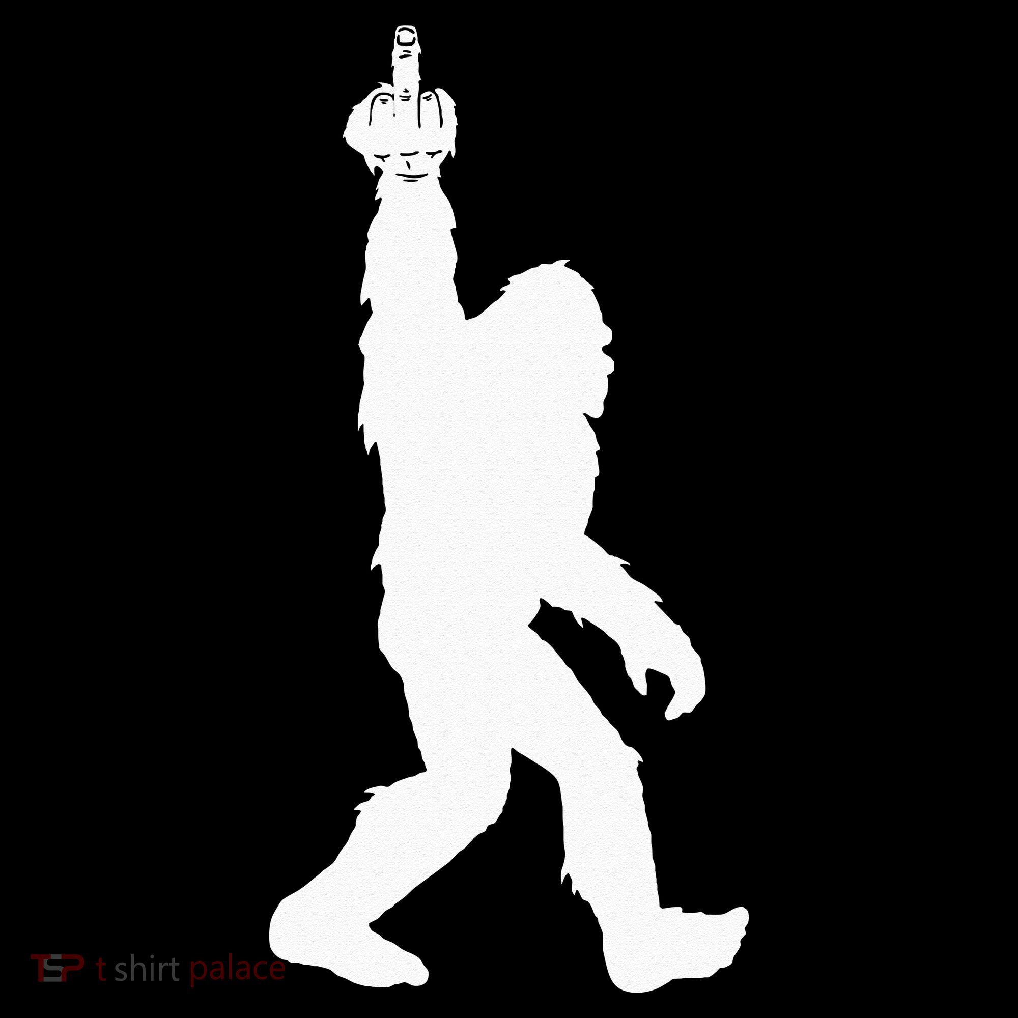 Funny Bigfoot Middle Finger For Squatch Believers Visor