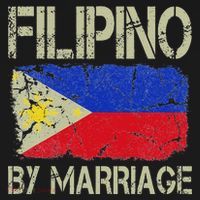 Filipino By Marriage Philippines Flag Funny Husband Wife Women's Hoodie thumb 2