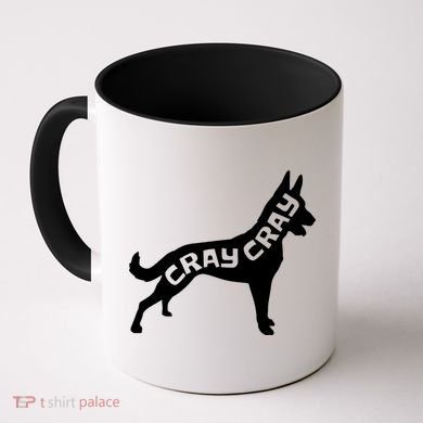 Funny Belgian Malinois Cray Cray Dog Coffee Mug