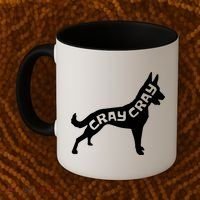 Funny Belgian Malinois Cray Cray Dog Coffee Mug thumb 2