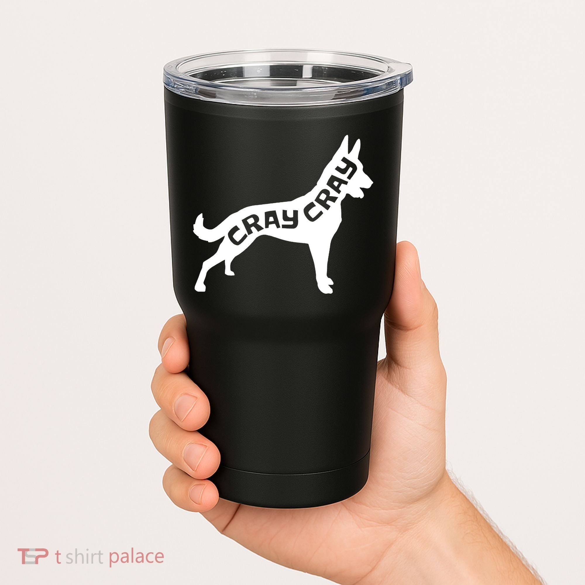 Funny Belgian Malinois Cray Cray Dog Tumbler