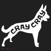 Funny Belgian Malinois Cray Cray Dog Tumbler thumb 3