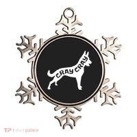 Funny Belgian Malinois Cray Cray Dog Ornament thumb 0