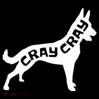 Funny Belgian Malinois Cray Cray Dog Ornament thumb 1