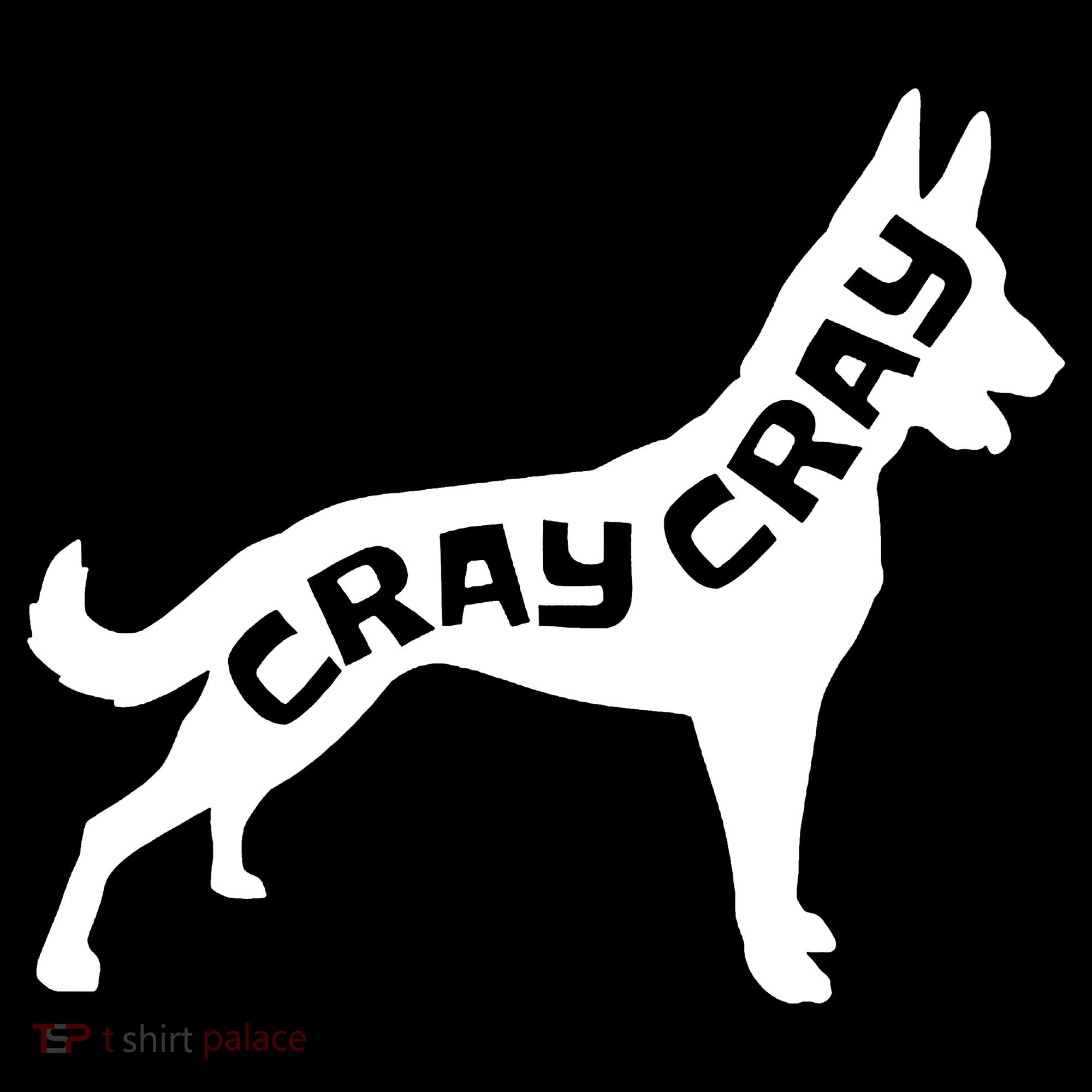 Funny Belgian Malinois Cray Cray Dog Ornament