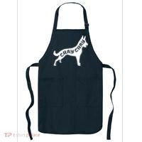 Funny Belgian Malinois Cray Cray Dog Apron thumb 0