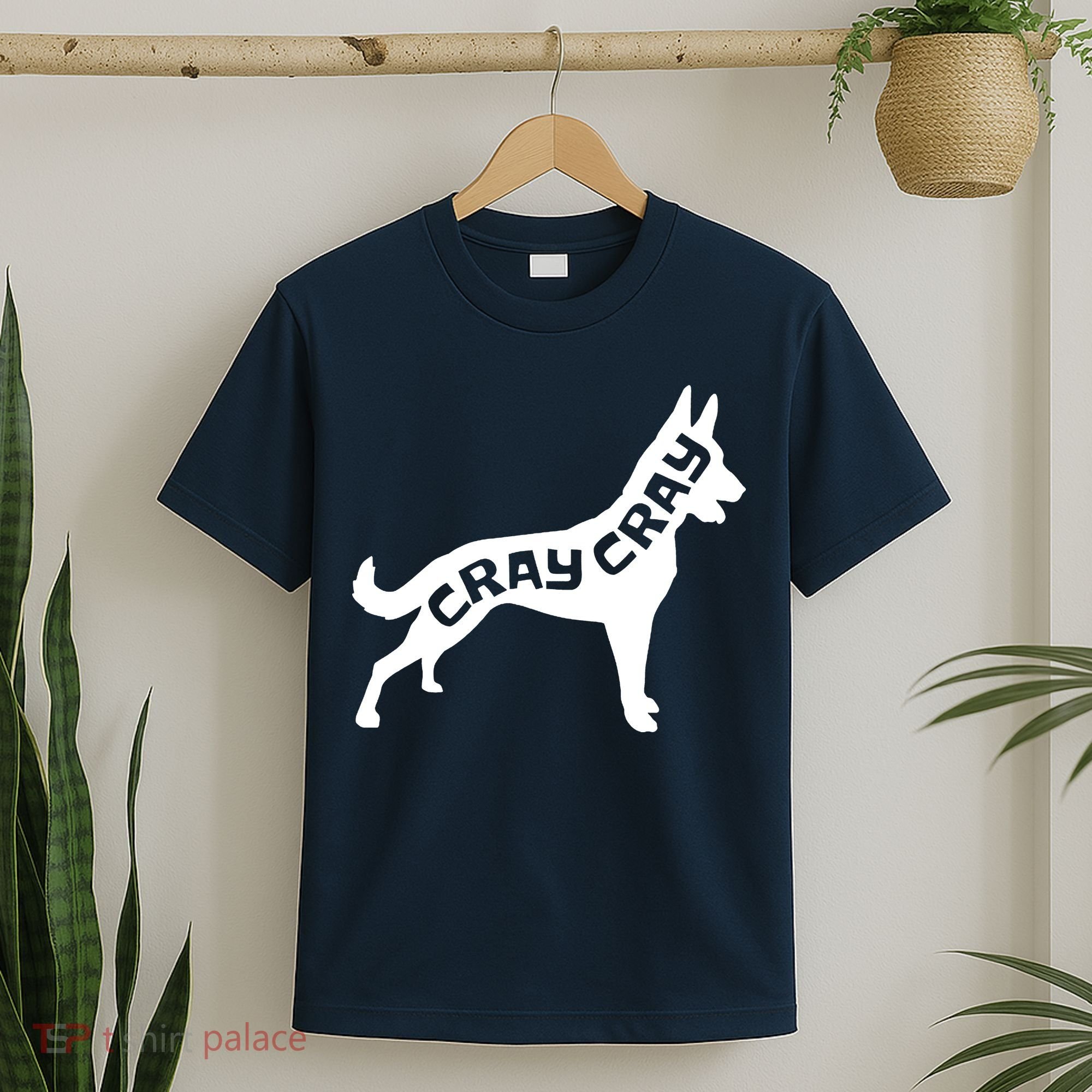 Funny Belgian Malinois Cray Cray Dog T-Shirt