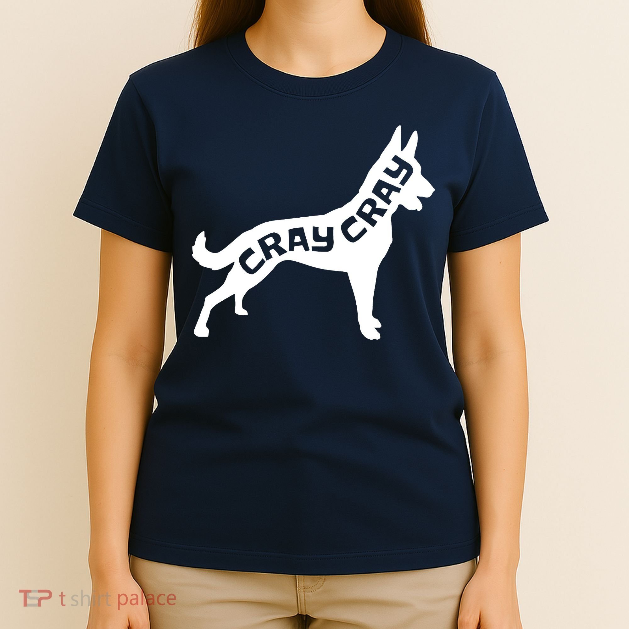 Funny Belgian Malinois Cray Cray Dog T-Shirt