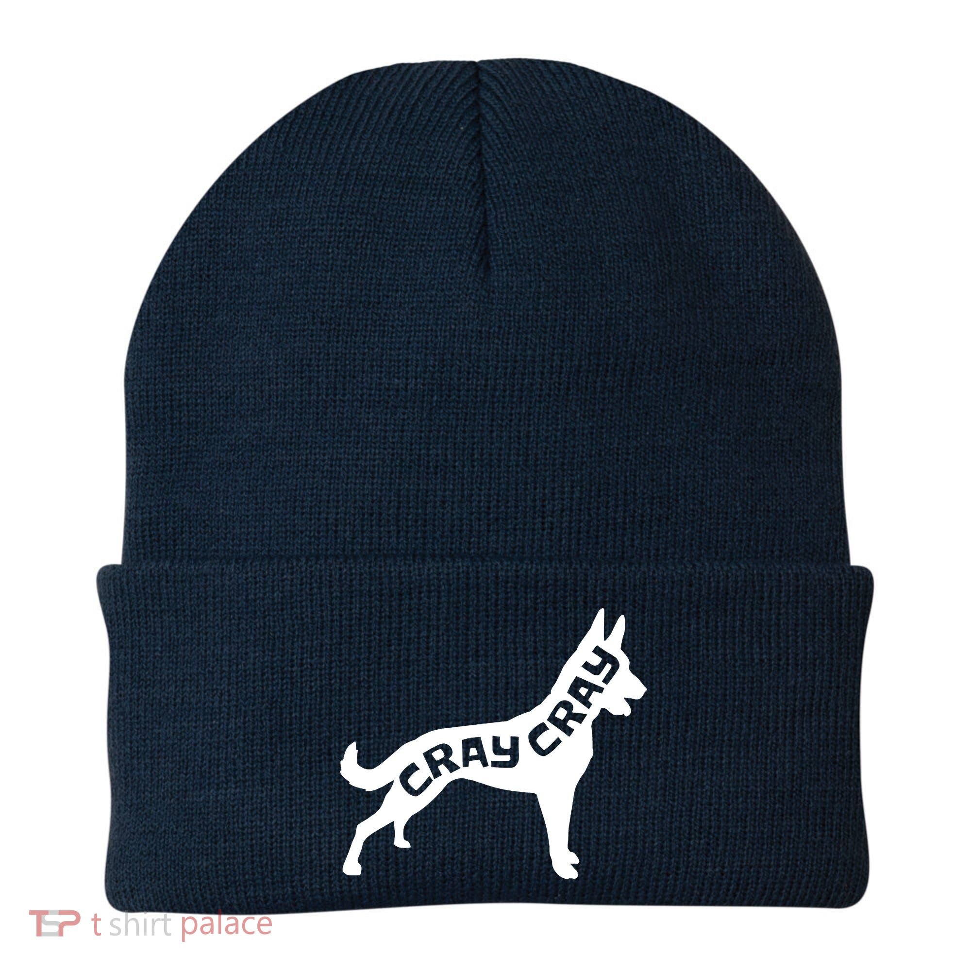 Funny Belgian Malinois Cray Cray Dog Beanie