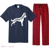 Funny Belgian Malinois Cray Cray Dog Pajama Set thumb 0