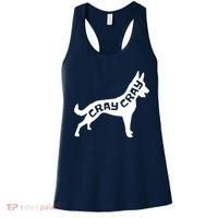 Funny Belgian Malinois Cray Cray Dog Women's Tank Top thumb 0