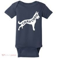 Funny Belgian Malinois Cray Cray Dog Baby Bodysuit thumb 0