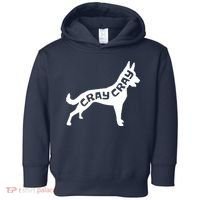 Funny Belgian Malinois Cray Cray Dog Toddler Hoodie thumb 0