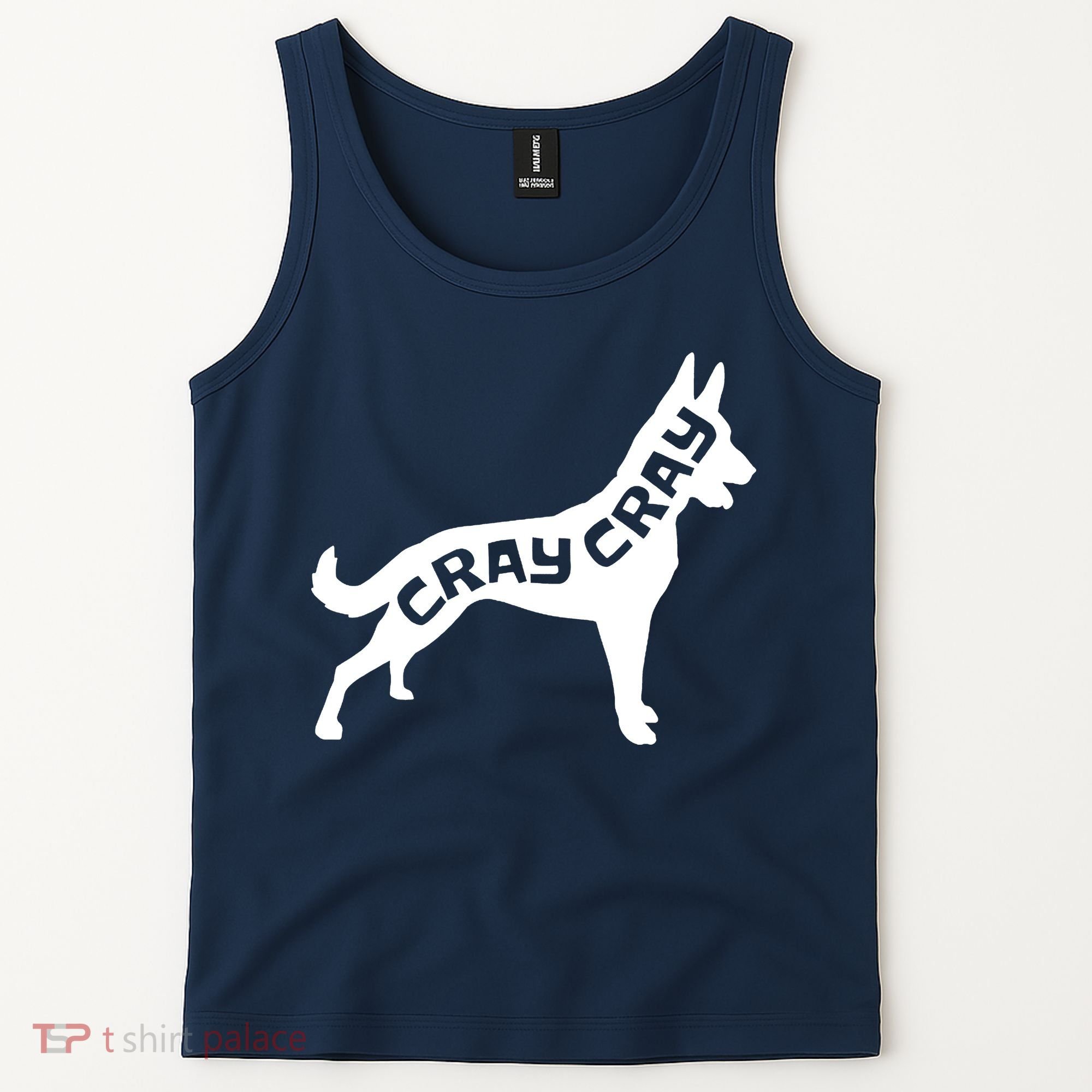 Funny Belgian Malinois Cray Cray Dog Tank Top