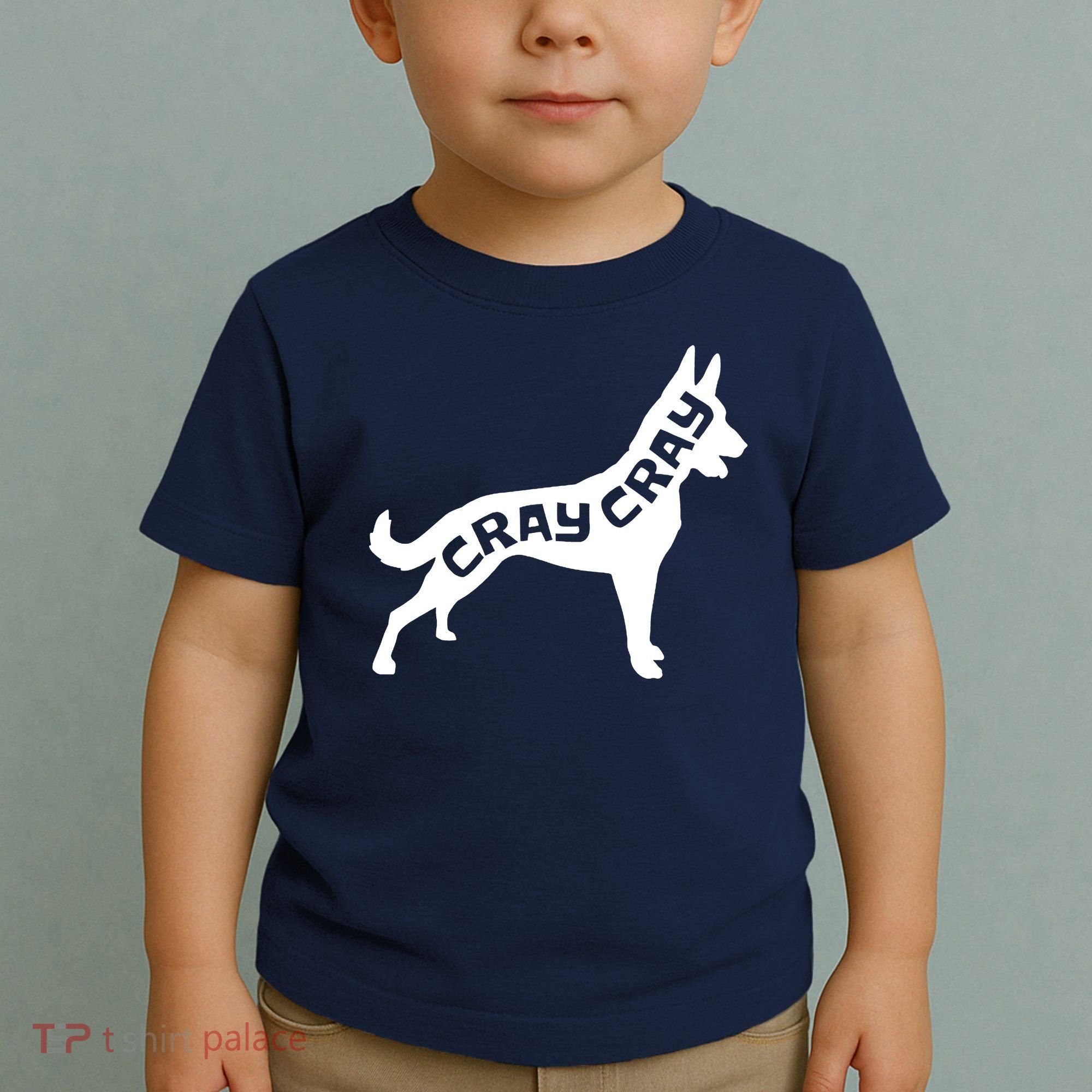 Funny Belgian Malinois Cray Cray Dog Toddler T-Shirt