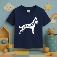 Funny Belgian Malinois Cray Cray Dog Toddler T-Shirt thumb 3