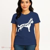 Funny Belgian Malinois Cray Cray Dog Women's T-Shirt thumb 4