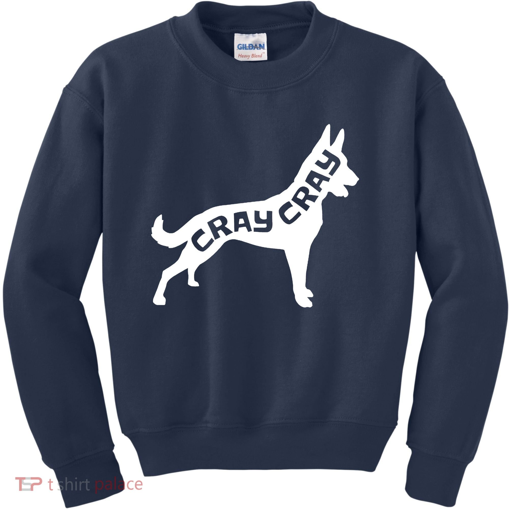 Funny Belgian Malinois Cray Cray Dog Kids Sweatshirt