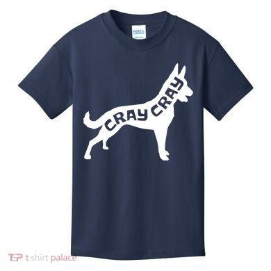 Funny Belgian Malinois Cray Cray Dog Kids T-Shirt