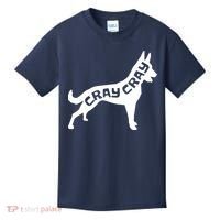 Funny Belgian Malinois Cray Cray Dog Kids T-Shirt thumb 0