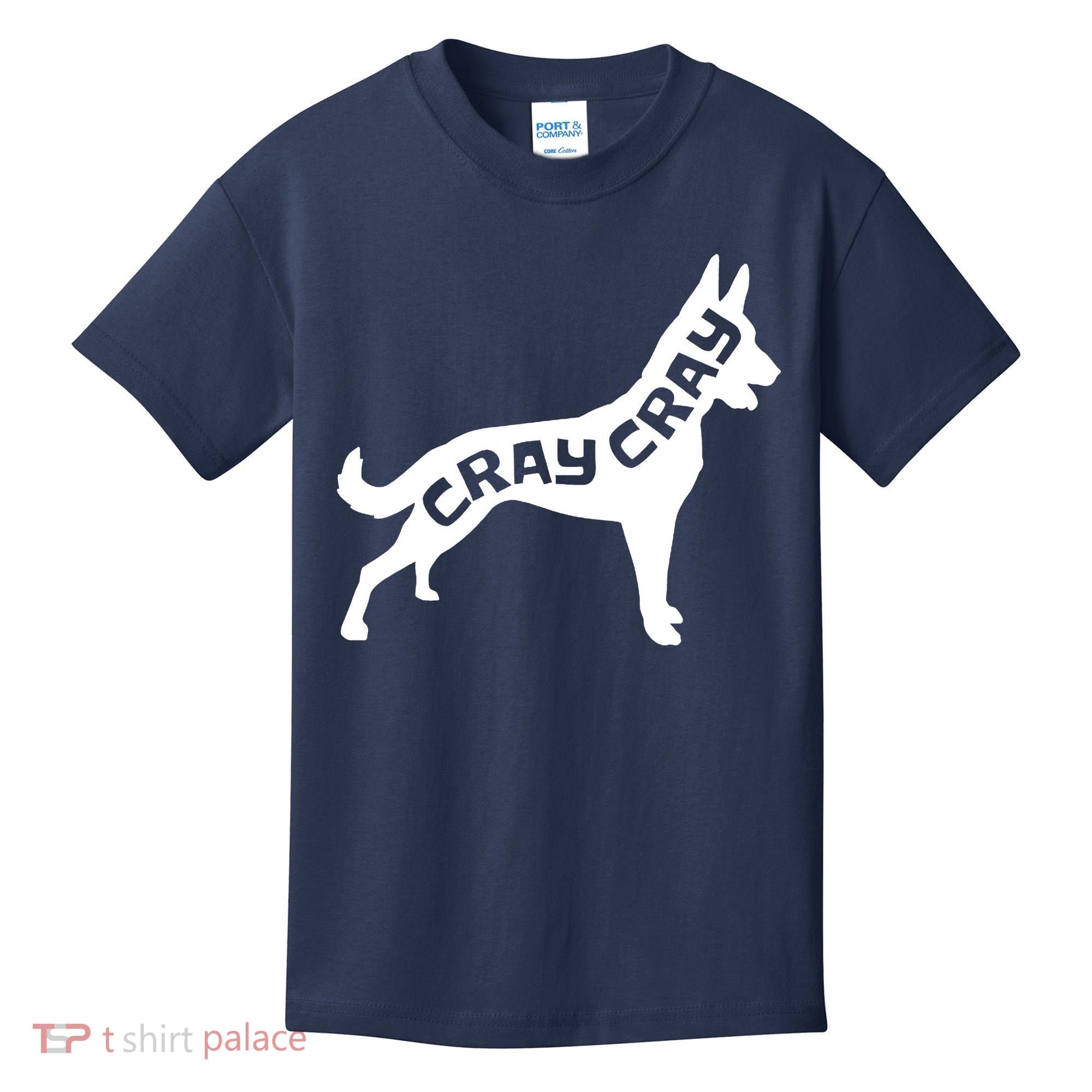 Funny Belgian Malinois Cray Cray Dog Kids T-Shirt
