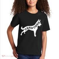 Funny Belgian Malinois Cray Cray Dog Kids T-Shirt thumb 2