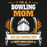 Funny Bowling Mom Cute Gift For Mom Backpack thumb 2