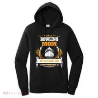 Funny Bowling Mom Cute Gift For Mom Women's Hoodie thumb 0