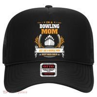 Funny Bowling Mom Cute Gift For Mom Hat thumb 0