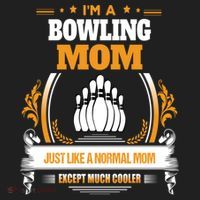 Funny Bowling Mom Cute Gift For Mom Hat thumb 2