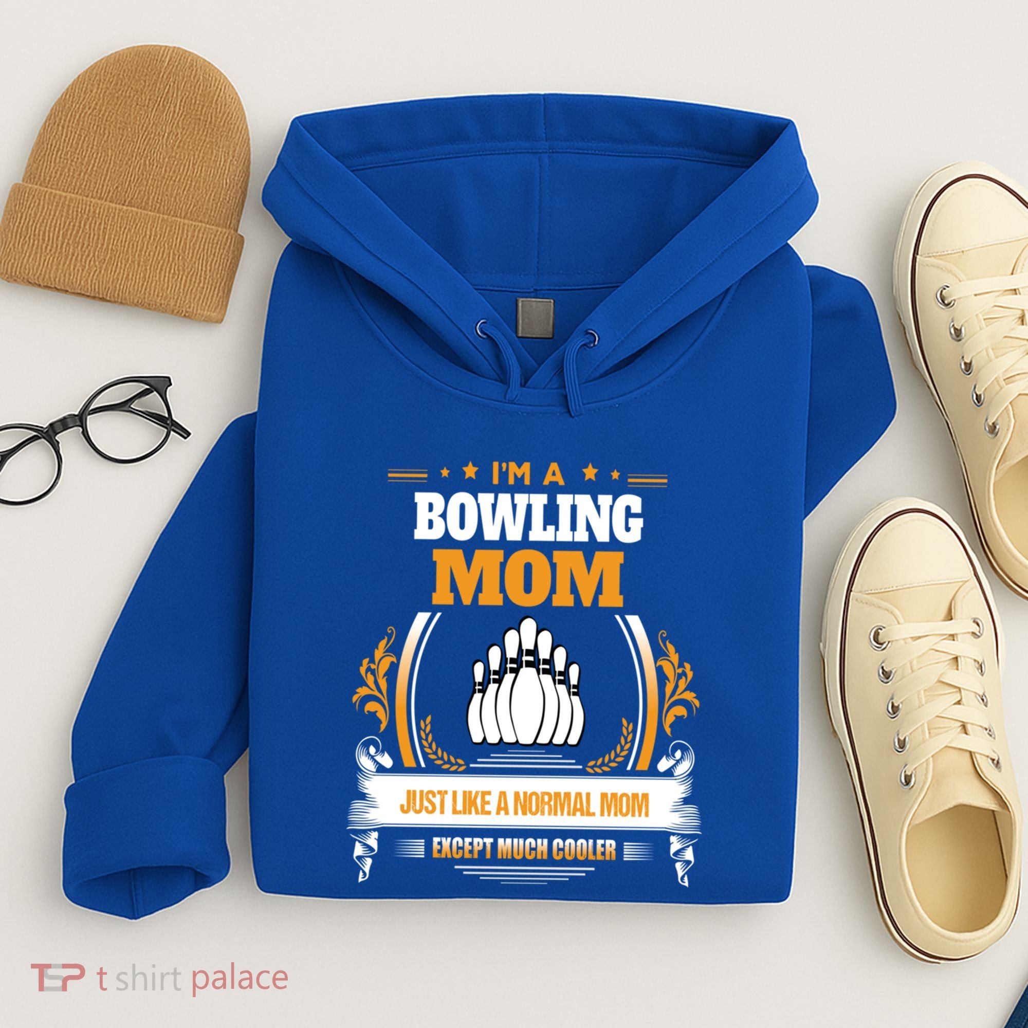 Funny Bowling Mom Cute Gift For Mom Hoodie