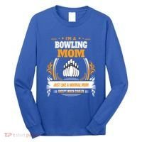 Funny Bowling Mom Cute Gift For Mom Long Sleeve Shirt thumb 0
