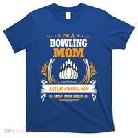 Funny Bowling Mom Cute Gift For Mom T-Shirt thumb 0
