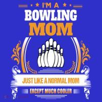 Funny Bowling Mom Cute Gift For Mom Mousepad thumb 1
