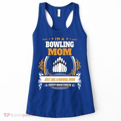 Funny Bowling Mom Cute Gift For Mom Women's Tank Top