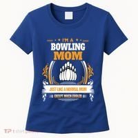 Funny Bowling Mom Cute Gift For Mom Women's T-Shirt thumb 0