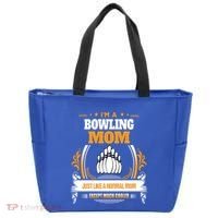 Funny Bowling Mom Cute Gift For Mom Tote Bag thumb 0