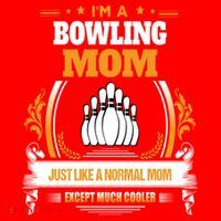 Funny Bowling Mom Cute Gift For Mom Santa Hat thumb 1