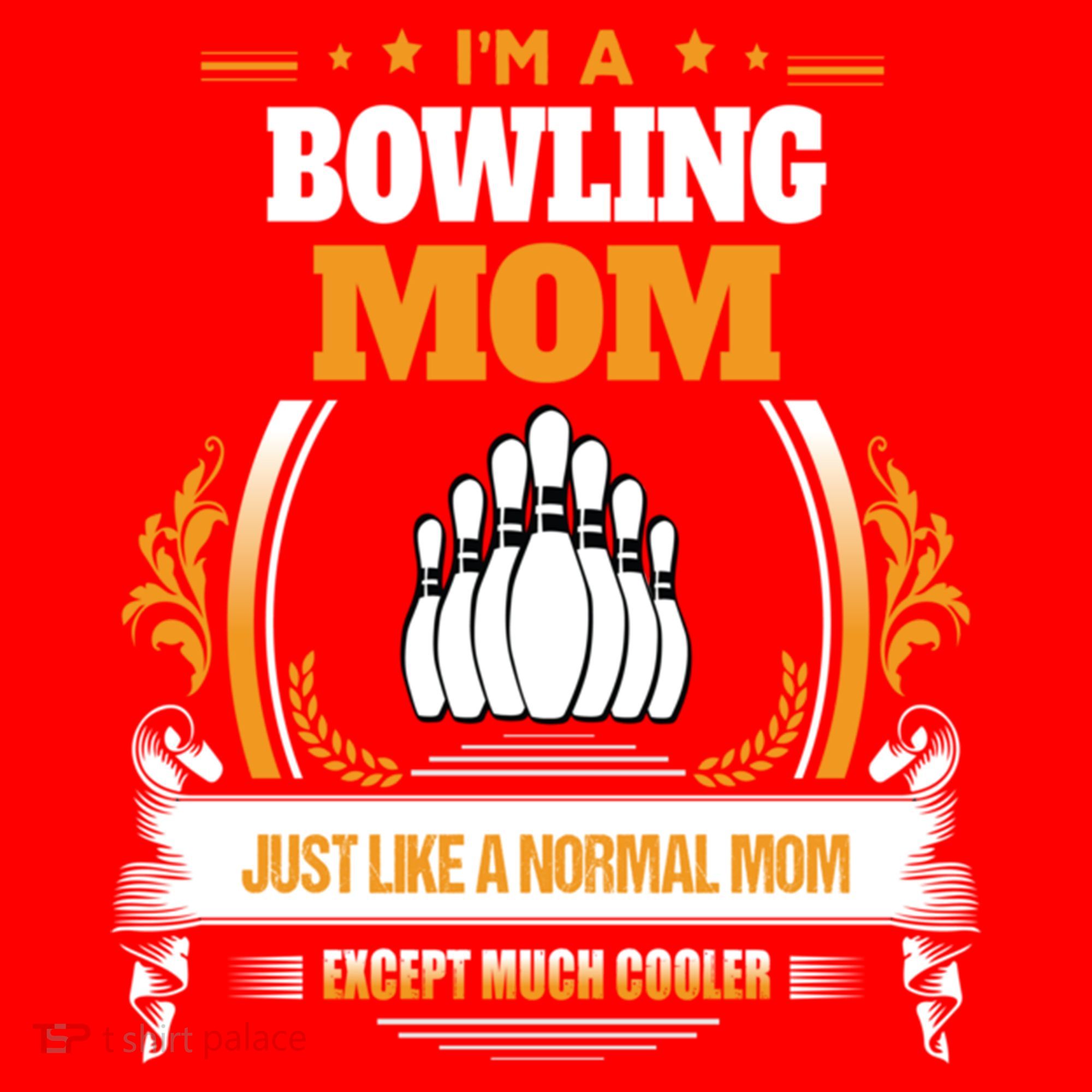 Funny Bowling Mom Cute Gift For Mom Santa Hat