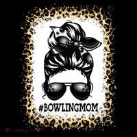 Funny Bowling Mom Messy Bun Player Mom Mother's Day Gift Coffee Mug thumb 5