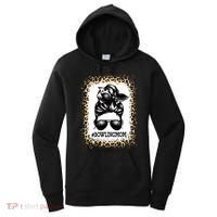 Funny Bowling Mom Messy Bun Player Mom Mother's Day Gift Women's Hoodie thumb 0