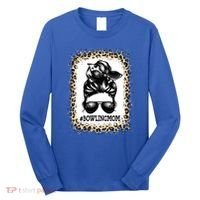 Funny Bowling Mom Messy Bun Player Mom Mother's Day Gift Long Sleeve Shirt thumb 0