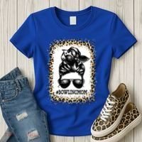 Funny Bowling Mom Messy Bun Player Mom Mother's Day Gift Women's T-Shirt thumb 3