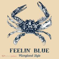 Feelin' Blue Maryland Style Retro Crab Tote Bag thumb 4